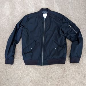 Old Navy black bomber jacket